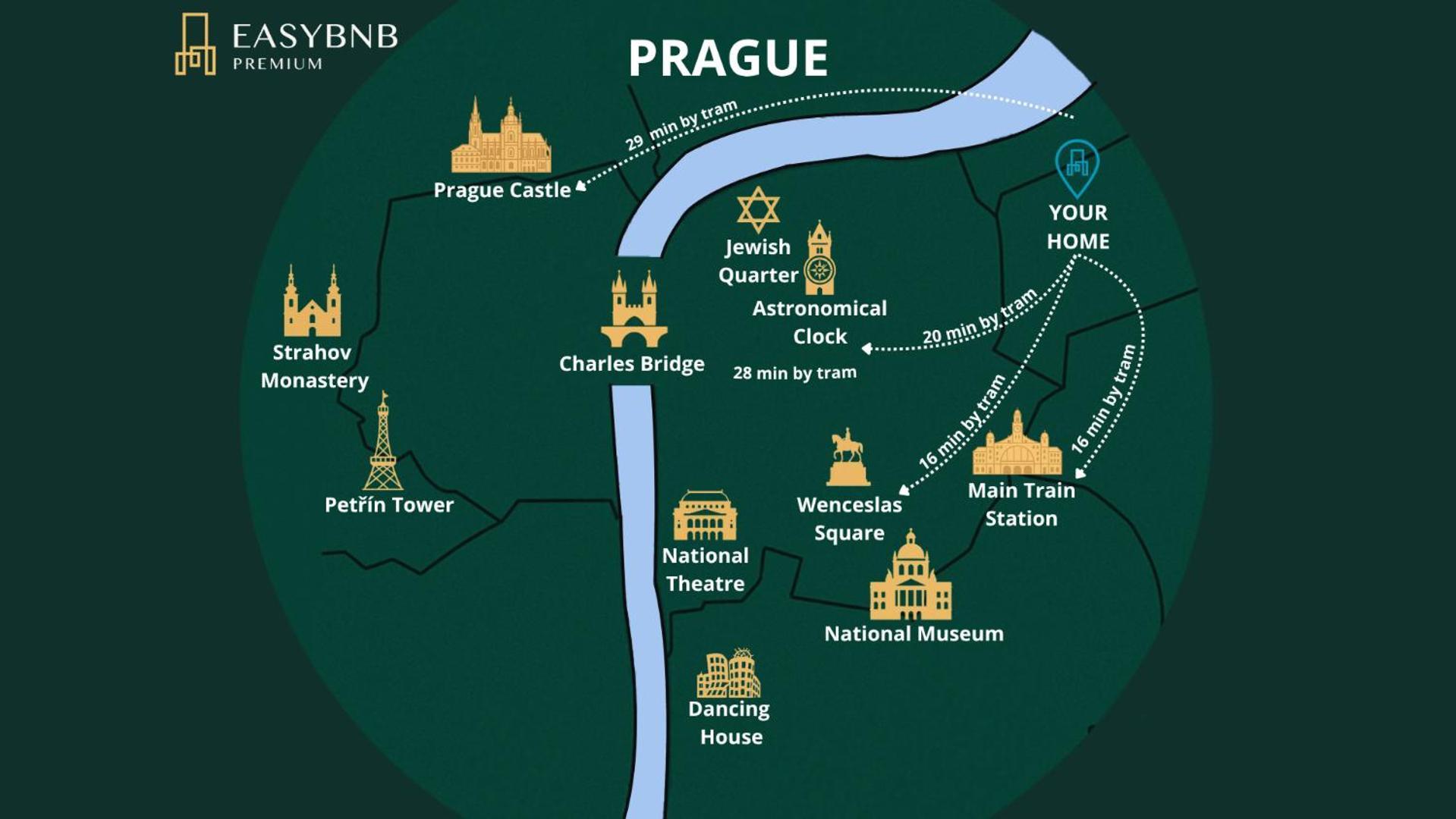 Modern Spacious Flat With A Terrace And A Parking Prague Luaran gambar